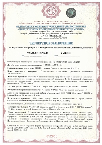 Экспертное заключение № 052830